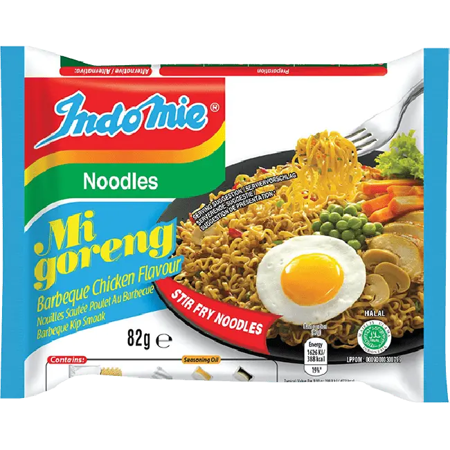 Indomie Mi Goreng Barbecue Chicken flavour 82g