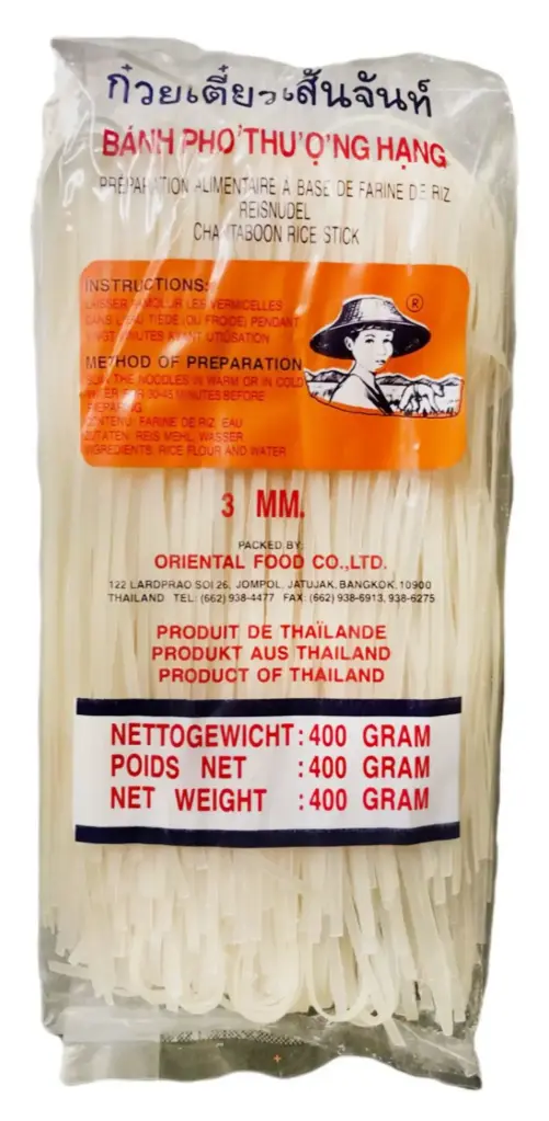 Chantaboon Rice Stick Banh Pho 3MM 400g
