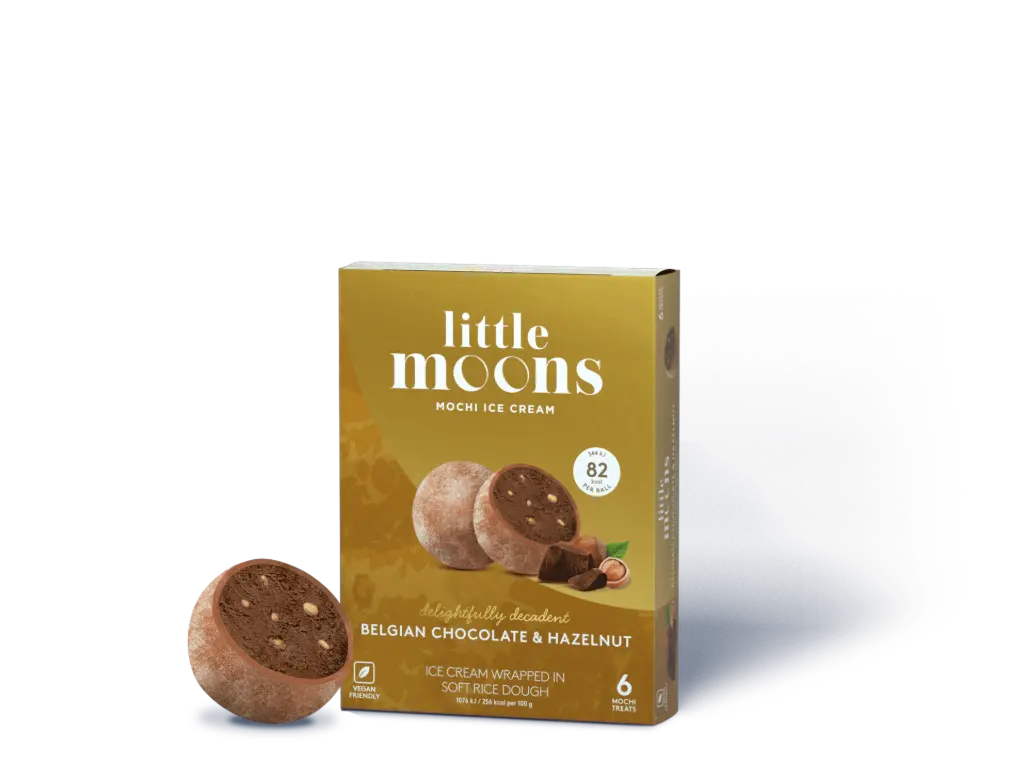 Little Moons Chocolat Belge et Noisette 6x32g 192g