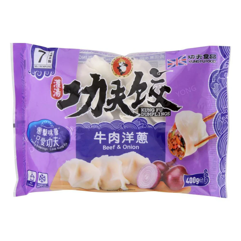Kung Fu Dumpling Beef & Onion 400g
