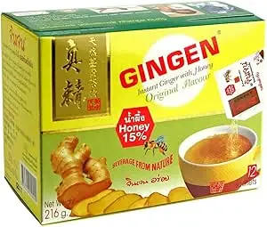 Instant Ginger Drink with Honey (12 tea bags) 216g