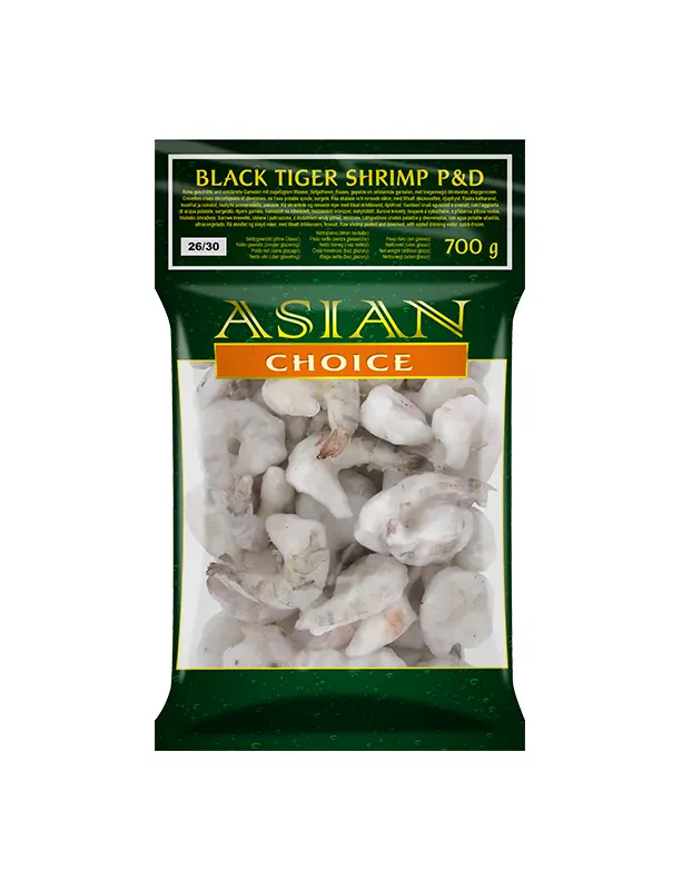 ASIAN CHOICE Black Tiger Shrimp 8/12 700g