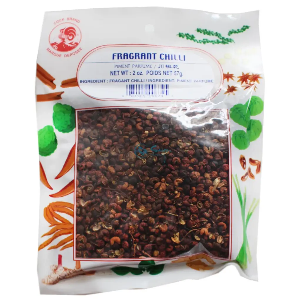 COCK BRAND Fragrant Chilli / Poivre Sechuan 57g
