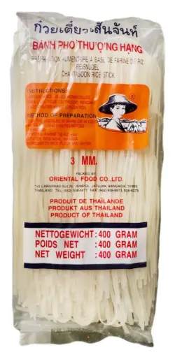 [ART0181] Chantaboon Rice Stick Banh Pho 3MM 400g
