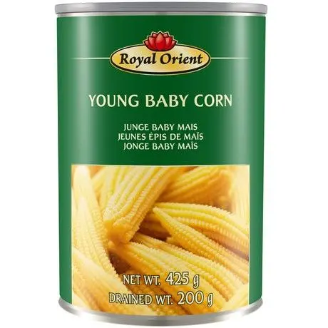 [ART0273] ROYAL ORIENT Young Baby Corn in brine 8-13 PCS 425g