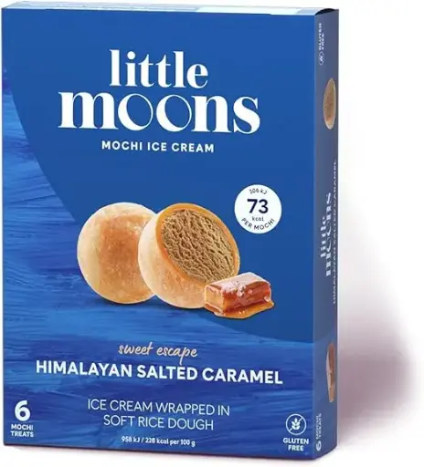 [ART0311] Little Moons Caramel au Sel de l'Himalaya 6x32g 192g