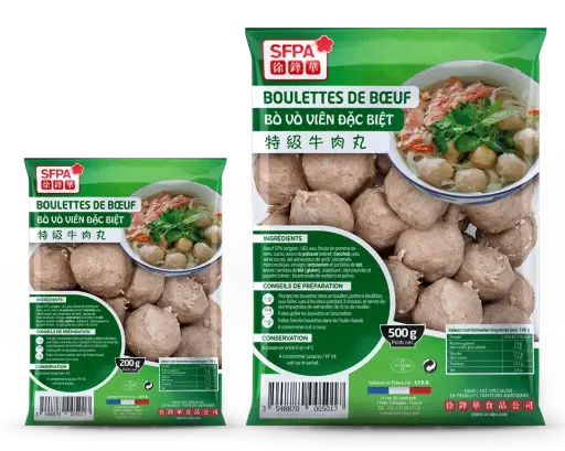 [ART0319] Boulettes de Bœuf Bo Vo Vien 500g