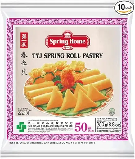 [ART0330] TYJ Spring Roll Pastry 125mmx125mm 50sh 250g 