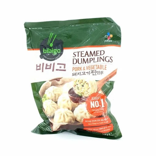 [ART0336] Bibigo Steamed Dumplings Pork & Vegetable 560g