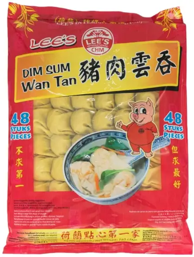 [ART0345] Lee's food Wan Tan porc 48pcs 760g