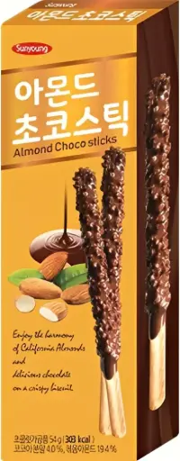 [ART0820] Choco sticks Almond 54g 