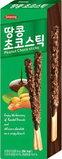 [ART0822] Choco sticks Peanut 54g 