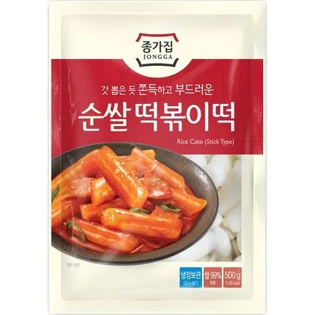 [ART0415] JONGGA Rice Cake (Turbular Type) Tteokbokgi 500g
