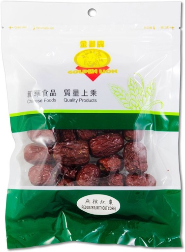 [ART0578] Red dates (pitted) 100g