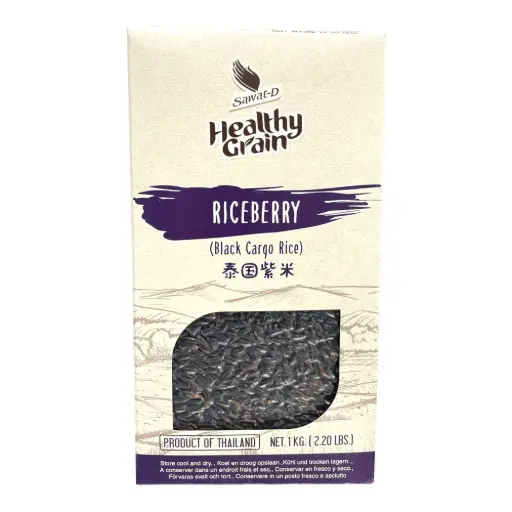 [ART0676] Healthy Grain RICEBERRY Black Cargo Rice 1kg