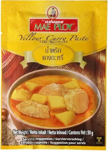 [ART0724] Yellow Curry paste 50g Mae ploy