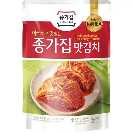 [ART0729] JONGGA Mat Kimchi Cut Cabbage Kimchi 500g