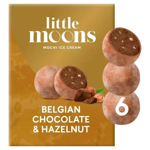 [ART0730] Little Moons Chocolat Belge 6x32g 192g
