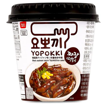 [ART0756] YOPOKKI Cup Instant Topokkki Rice Sticks Black Soybean 120g