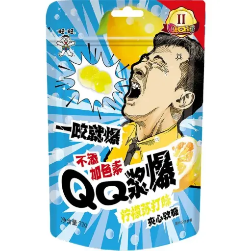 [ART0833] QQ Bonbon au goût de citron et de soda 72g