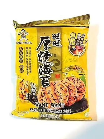 [ART0363] Want want Rice Crackers Seaweed 