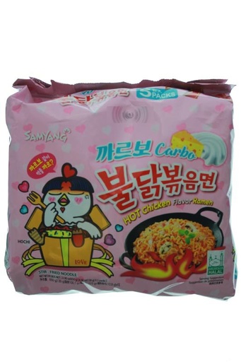 [ART0911] Samyang BULDAK hot chicken Carbonara 5x130g