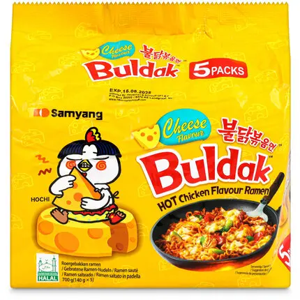[ART0913] Samyang BULDAK hot chicken Cheese Flavour 5x140g