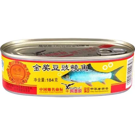 [ART0917] EAGLE COIN Fried Dace with Salted Black Beans 184g