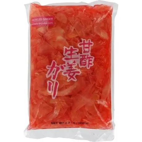 [ART0950] LV ZHENG FOOD RED Pickled Ginger/Amazu Shouga Gari 1,5kg