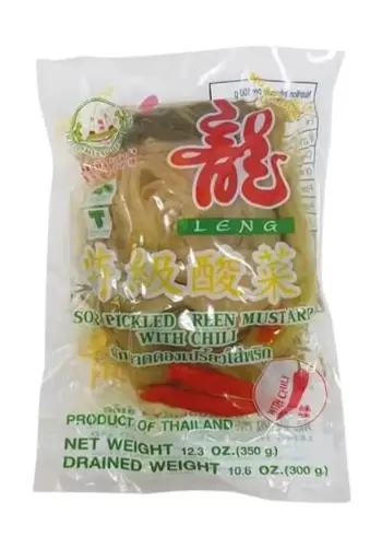 [ART0954] LEE HENG Sour Pickled Green Mustard with chili 350g
