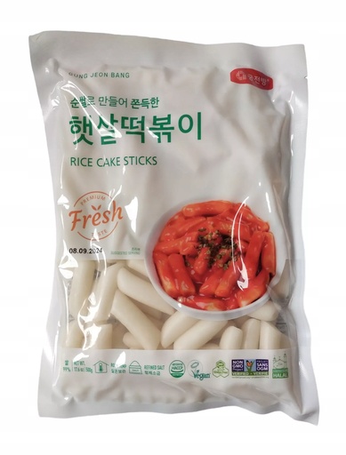Rice cake sticks Tteokbokki 500g Gung Jeon Bang