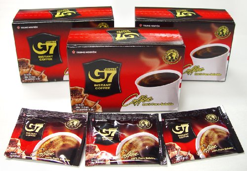 G7 Pure Black Coffee  30 Grams by Trung Nguyen