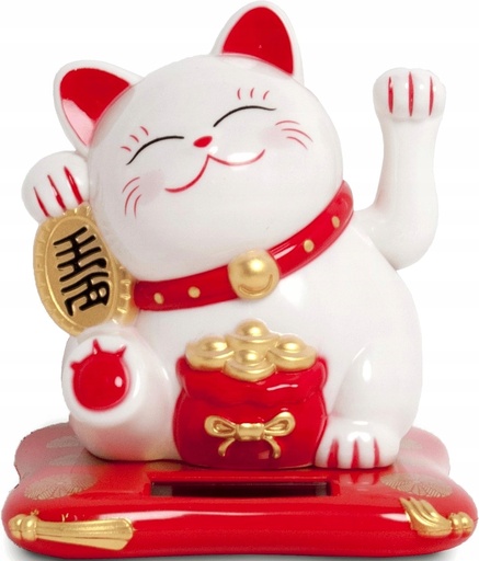 Chat solaire 9,50cm