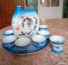 Set saké tasse